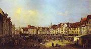 Bernardo Bellotto The Old Market Square in Dresden 4 Spain oil painting reproduction